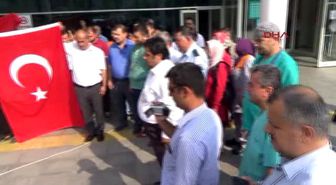 Karabük Tutuklanan Albayın Doktor Eşi Darbe Protestosunda