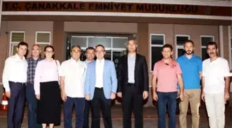 Turan'dan Çanakkale Emniyet Müdürlüğü'ne Ziyaret