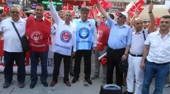 Türkiye Kamu-Sen Eskişehir İl Temsilciliği'nden Demokrasi Yürüyüşü