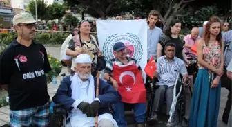 Özürlüler Darbe Girişimini Protesto Etti