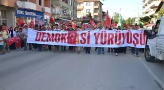 Sapanca'da Demokrasi Yürüyüşü