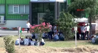 Kocaeli Taşlama Makinesinden Sıçrayan Kıvılcımlar Fabrikada Yangına Neden Oldu