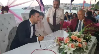 Orçun-Elif Çiftinin Nikahını Akdemir Kıydı