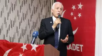 Saadet Partisi Genel Başkanı Mustafa Kamalak Tavşanlı'da