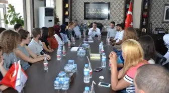 Tömer'li Öğrencilerden Başkan Aksoy'a Ziyaret