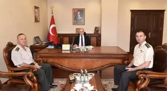 Vali Çakacak İl Jandarma Komutanı Uyan'ı Kabul Etti