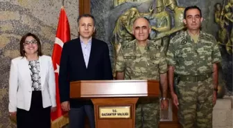 Korgeneral Erbaş'tan Vali Yerlikaya'ya Veda Ziyareti