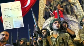 Darbeci Albayın Cebinden Gözaltı Listesi Çıktı