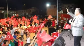 Düzce ve İlçelerinde Demokrasi Nöbetleri Devam Ediyor