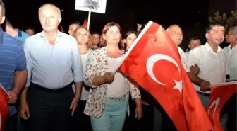 Başkan Çerçioğlu, Çine'de Demokrasi Yürüyüşüne Katıldı