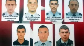 Bingöl'de Şehit Olan 7 Polis Gözyaşlarıyla Uğurlandı