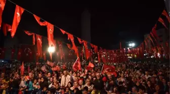 Erzurum'un Demokrasi Nöbetinde Çanakkale Ruhu