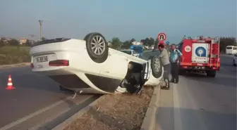 Manavgat'ta Trafik Kazası: 1 Yaralı