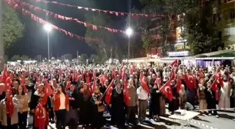 Bandırma'daki Demokrasi Nöbetinde Büyük Coşku