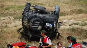 Gelibolu'da Cip Takla Attı: 1 Ölü, 4 Yaralı