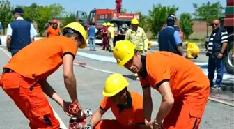 Orman Yangını Tatbikatı Gerçeğini Aratmadı