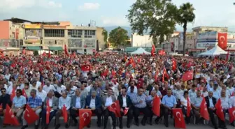 Osmaniye'de Demokrasi ve Şehitler Mitingi