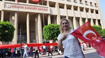 Adana Adliyesi 1300 Yargı Çalışanıyla 'Demokrasi ve Şehitler Mitingi'nde