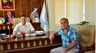 Ataşbak, Adana Gençlerbirliği Kulübü 2. Başkanı Tekin'i Kabul Etti