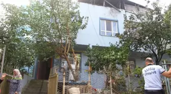 Samsun'da Çatı Yangını Korkuttu