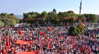 Süleymanpaşa'dan Demokrasi ve Şehitler Mitingi'ne Büyük Destek