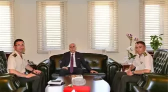 Yeni Garnizon Komutanı Vali Şahin'i Ziyaret Etti
