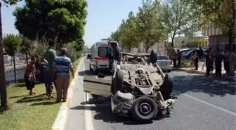 Otomobil Takla Attı: 5 Yaralı