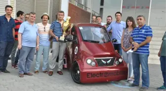 Paü'de Üretilen Elektrikli Otomobile Birincilik