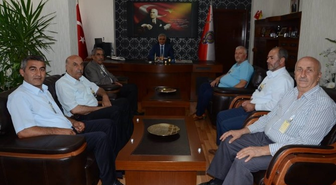 Muhtarlardan İl Emniyet Müdürü Urhal'a Ziyaret