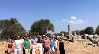 Rotaractörler'den Teos Antik Kenti'ne Kültürel Gezi