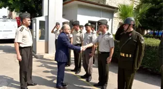 Vali Çakacak'tan, İl Jandarma Komutanı Kanat'a Hayırlı Olsun Ziyareti