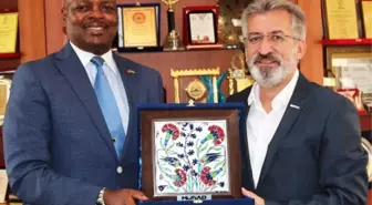 Ruanda Büyükelçisi Nkurunziza, Müsiad Konya Şubesi'ni Ziyaret Etti