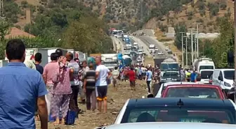 Ölümlü Kazaları Protesto Eden Halk, Bodrum Yolunu 3 Saat Kapattı