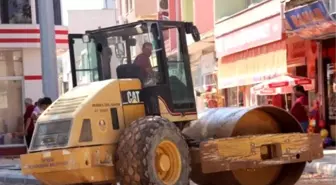 Gülnar'da Sıcak Asfalt Çalışması Başladı