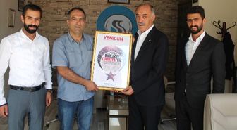 Yenigün Gazetesi'nden Etso Başkanı Yücelik'e Demokrasi Teşekkürü