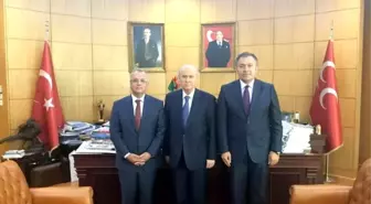 Manisalı Belediye Başkanları Bahçeli'yi Ziyaret Etti