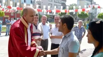 Hayrabolu 26. Ayçiçeği Festivali'nde 10 Çifte Nikah Kıyıldı