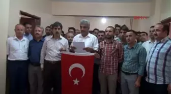 Hakkari'de 27 Stk'dan Terörü Kınayan Açıklama