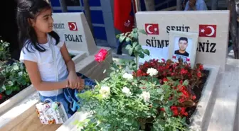 Şehit Oğlu Emir'den Babasına Mezarı Başında Duygusal Mektup