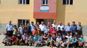 Tollu, Kızılen Mahallesi'nde Kur-an Kursu Öğrencileriyle Buluştu