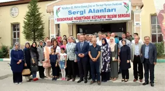 Başkan Ali Çetinbaş ve Milletvekilleri 'Demokrasi Nöbetinde Kütahya' Konulu Resim Sergisini Gezdi