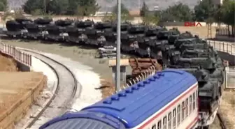 İslahiye İstanbul'dan Taşınan Tank ve Obüsler İslahiye'de