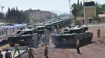 İstanbul'dan Gönderilen Tank ve Öbüsler İslahiye'de