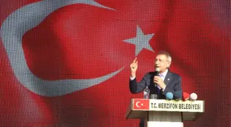 Kılıçdaroğlu, Merzifon'da Konuştu