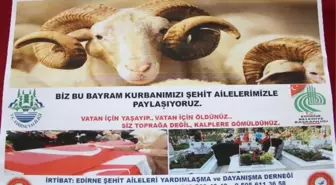 Edirne Şehit Aileleri Derneği'nden Anlamlı Kampanya Açıklaması