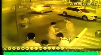 Ataşehir'de Trafik Kazası Güvenlik Kamerasında