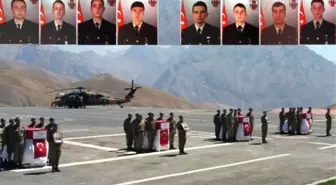 Şemdinli ve Çukurca'da Şehit Düşen 12 Asker İçin Tören Düzenlendi