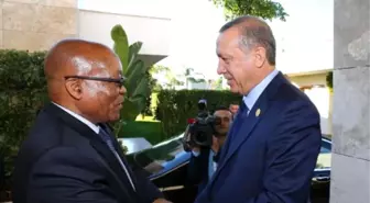 Cumhurbaşkanı Erdoğan, Güney Afrika Devlet Başkanı Zuma ile Görüştü