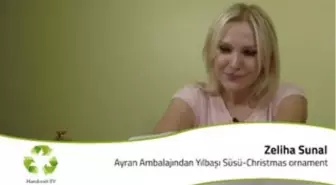 Ayran Ambalajından Yılbaşı Süsü-Christmas Ornament