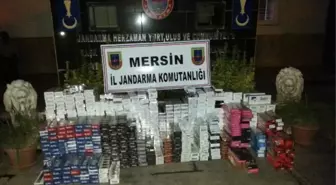 Mersin'de 8 Bin Paket Kaçak Sigara Ele Geçirildi